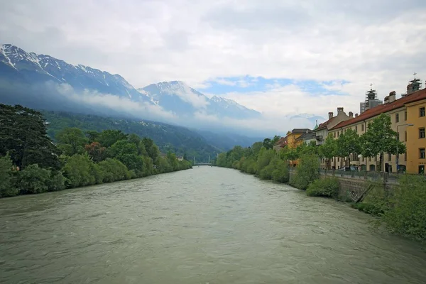 River Inn Феттауне Австрия — стоковое фото