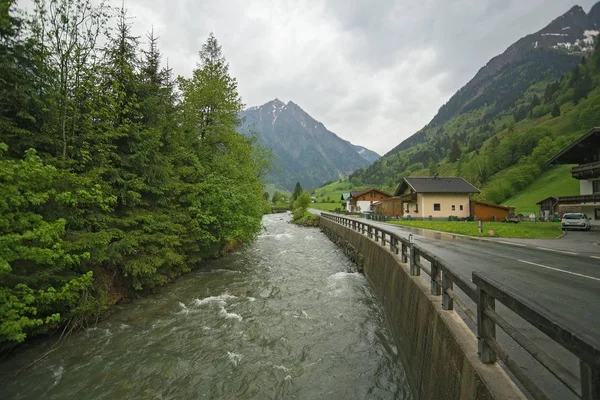 Grossglockner Hochalpenstraße Berglandschaft Österreich — Stockfoto