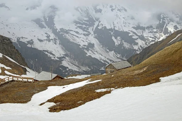 Grossglockner High Alpine Road Grossglockner Hochalpenstrasse Paisagem Montanhosa Áustria — Fotografia de Stock