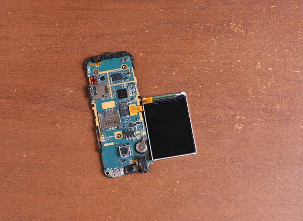 Desmontado Celular Roto Móvil Reparación Del Teléfono —  Fotos de Stock