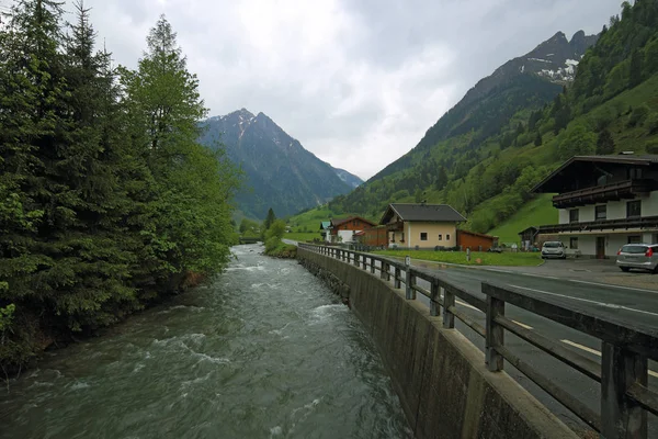 Grossglockner Hochalpenstraße Berglandschaft Österreich — Stockfoto