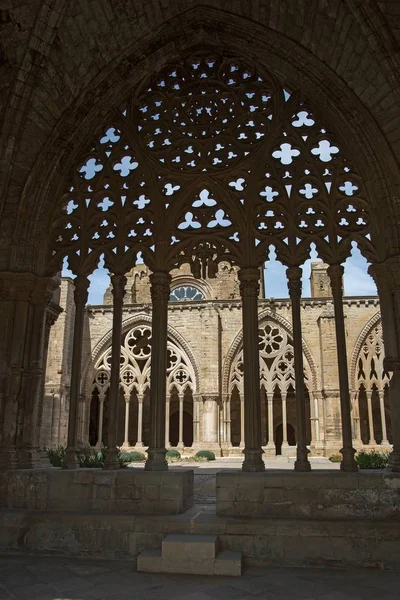 Seu Vella Stara Katedra Miasta Lleida Lerida Katalonii Hiszpanii — Zdjęcie stockowe