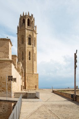 La Seu Vella (eski Cathedral) Lleida (Lerida) şehir Katalonya, İspanya