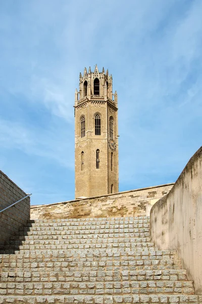 La Seu Vella (eski Cathedral) Lleida (Lerida) şehir Katalonya, İspanya
