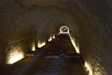 Roman Circus Tarragona, Catalonia, İspanya altında Antik tünel