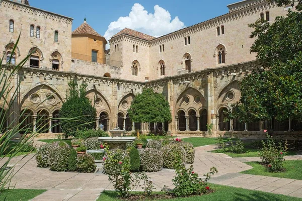Kreuzgang Der Kathedrale Von Estragona Katalonien Spanien — Stockfoto