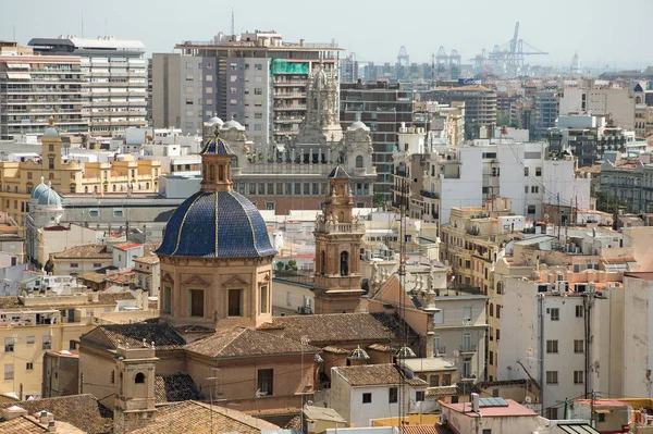 View Valencia City Bell Tower Cathedral — Stock Photo, Image