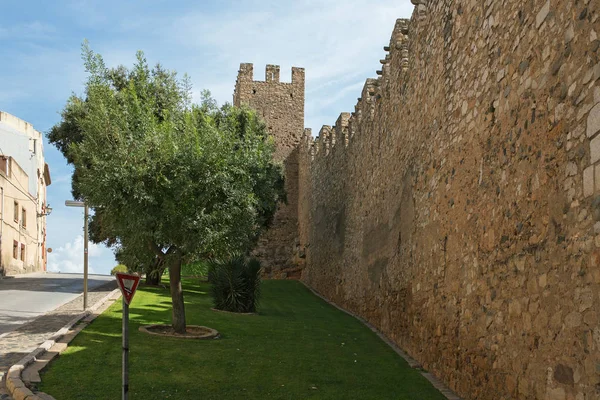 Fortress Montblanc Town Catalonia Spain — Stock Photo, Image