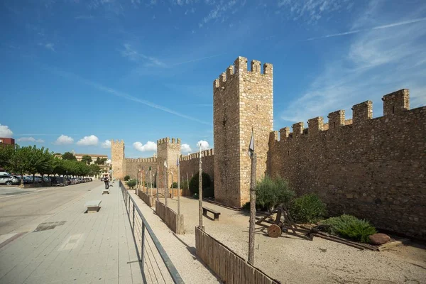 Die Festung Von Montblanc Stadt Katalonien Spanien — Stockfoto