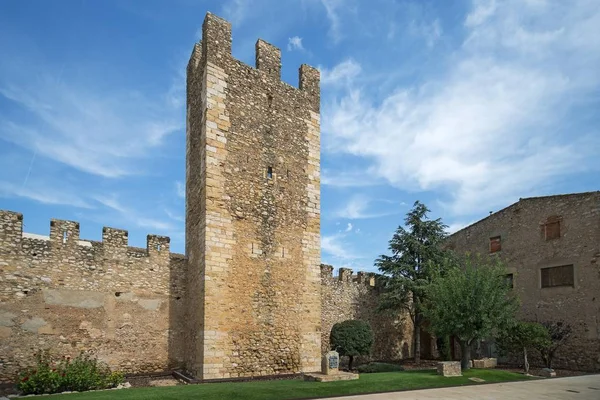Die Festung Von Montblanc Stadt Katalonien Spanien — Stockfoto