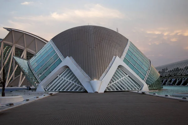 Valencia Hiszpania Września 2018 Kino Hemisferic Imax Ciudad Las Artes — Zdjęcie stockowe