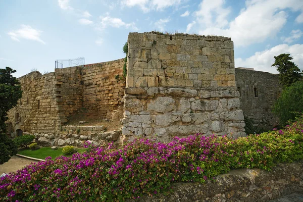 Tarragona Passeig Arqueologic Archaeological Promenade Roman Era Walls — Stock Photo, Image