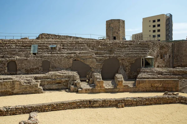 西班牙加泰罗尼亚塔拉戈纳的罗马马戏团遗址 — 图库照片
