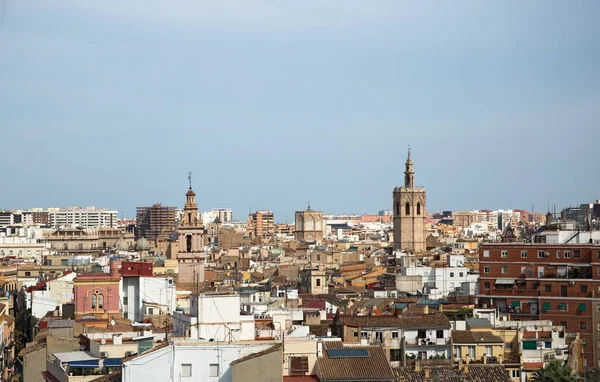 Valencia Quart Kuleleri Torres Kuartet Dan Görünüm — Stok fotoğraf