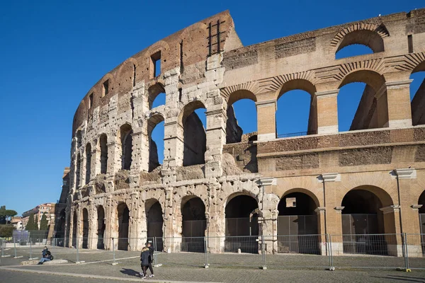 Ruínas Coliseu Roma Maior Edifício Romano Mundo — Fotografia de Stock