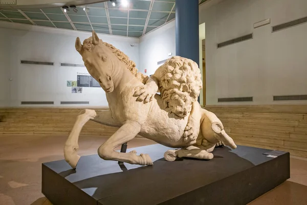 Rome Italië Januari 2020 Oude Standbeelden Tentoongesteld Capitoline Musea Het — Stockfoto