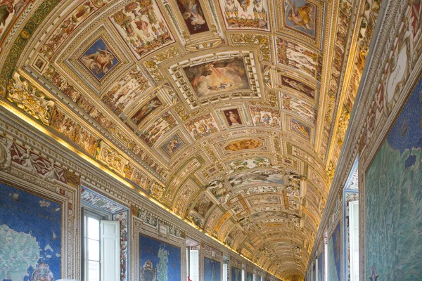 Vaticaan Italië Januari 2020 Plafond Van Het Vaticaans Museum Het — Stockfoto