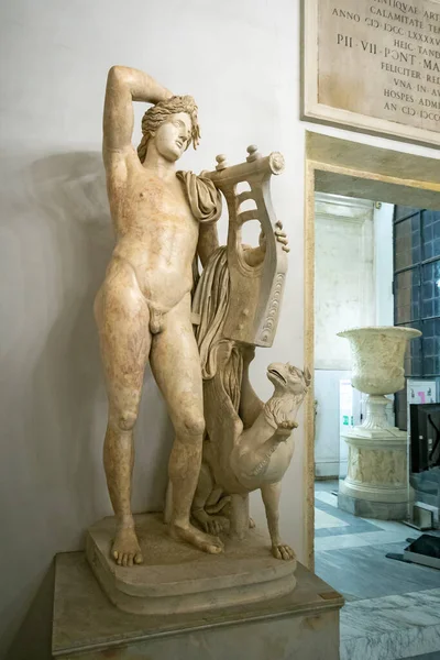 Ρώμη Ιταλία Ιανουαρίου 2020 Αρχαία Αγάλματα Έκθεση Των Μουσείων Του — Φωτογραφία Αρχείου
