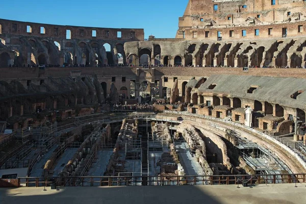 Roma Italia Enero 2020 Los Turistas Visitan Las Ruinas Del —  Fotos de Stock