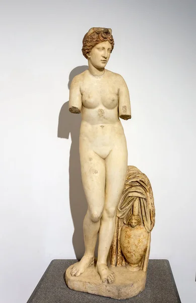 ローマ イタリア 2020年1月8日 国立ローマ博物館に展示されている古代の彫像 考古学的発見に焦点を当て ローマの前と初期の歴史から展示しています — ストック写真