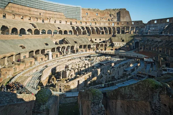 Roma Italia Enero 2020 Los Turistas Visitan Las Ruinas Del —  Fotos de Stock