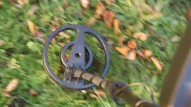 alanında metaller için metal dedektörü, yakın çekim