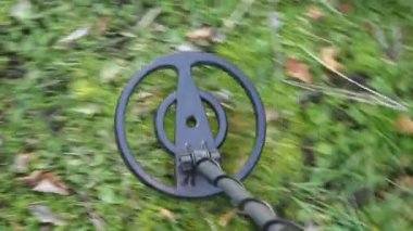 alanında metaller için metal dedektörü, yakın çekim