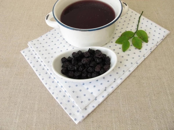 Modré Dyebath Sušených Borůvek — Stock fotografie