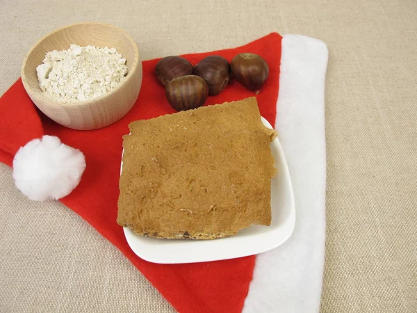 Gingerbread Sweet Chestnut Flour — Stock Photo, Image