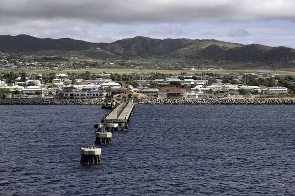 St. Kitts port — Stock Photo, Image