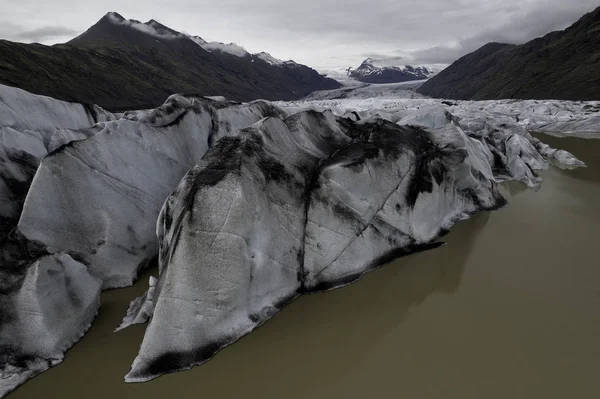 Aerial glacier — Stock Photo, Image