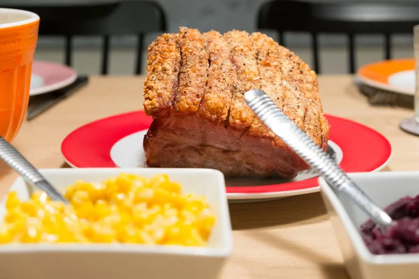 Danish pork roast — Stock Photo, Image