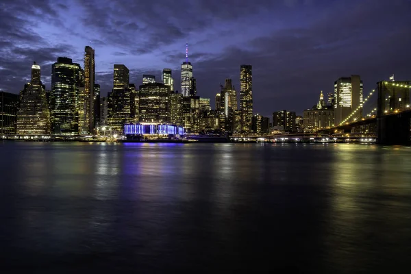 Ponte di Lower Manhattan e Brooklyn — Foto Stock