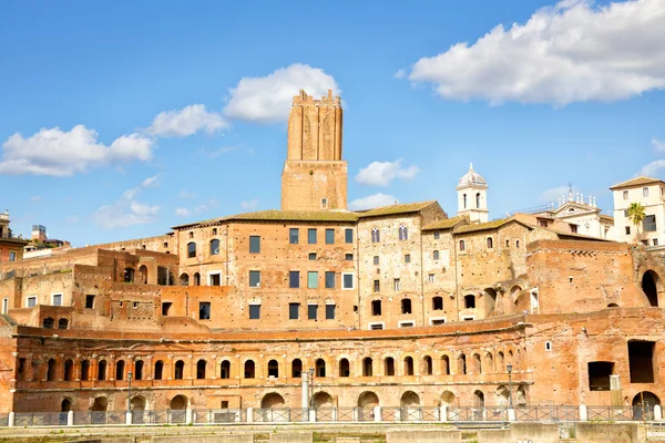 Mercado Trajano Mercati Traiano Perto Fórum Romano Roma Itália — Fotografia de Stock