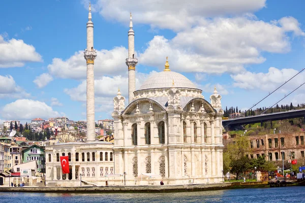 Ortakoy Mosque Bosphorus Istanbul Turkey — Stock Photo, Image