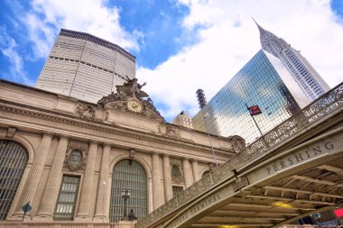 Gökdelenler ve köprü, New York çevreleyen ile Grand Central Terminali