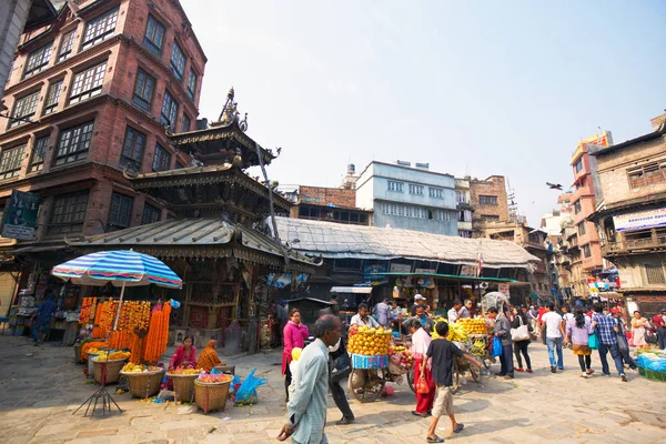 Kathmandu ulice život — Stock fotografie