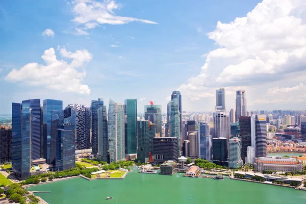 Singapore skyline centro — Fotografia de Stock