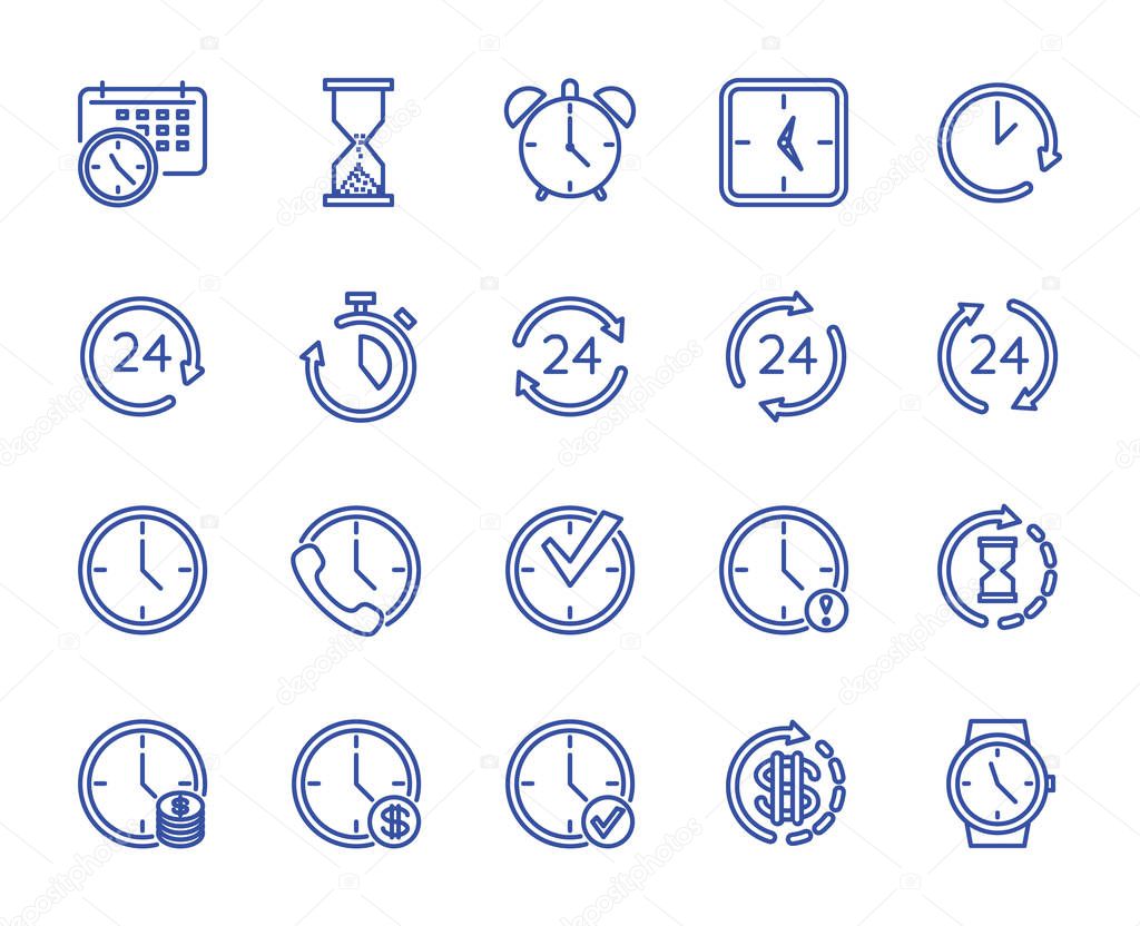 vector lines icons