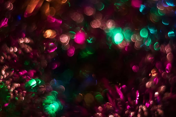 Abstrakte Bunte Bokeh Hintergrund Farbige Glitter Vintage Lights Hintergrund — Stockfoto