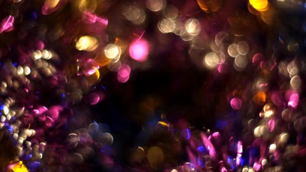 Abstract multicolored bokeh background — Stock Video