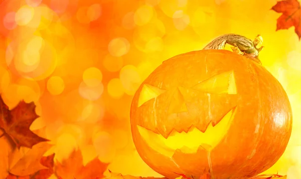 Faragott Halloween sütőtök a narancs — Stock Fotó
