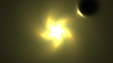 Soyut Tutulma Güneş Işığı Açığa Çıkarması