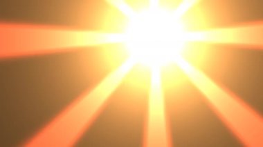 Soyut Güneş Işığı Işıkları Gökyüzü Dönüşü 'nü Geçiyor