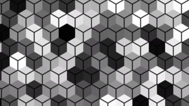 Büyülü Şekillerden oluşmuş Zıplayan Küp Hücreleri Qbert Adımları