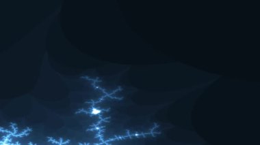 Fraktal Yıldırım Vuruşu Tipi Parlak Maske Matte