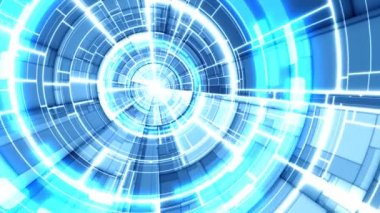 Teknoloji İşletmeleri Yüksek Teknoloji Kurumsal Arkaplan Tüneli