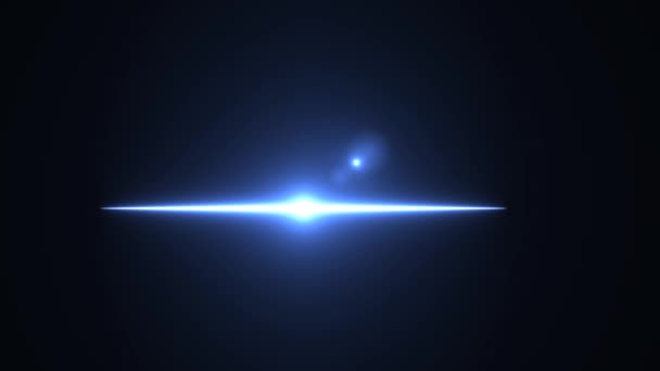 Bewegende UFO Light Shining Flare Glare Effect Shard — Stockvideo