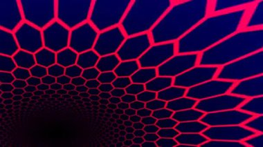 Altıgen Kovan Ağ Tüneli Borusu İçinde