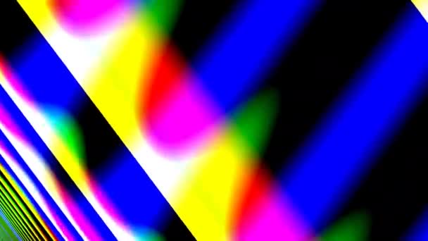 Sovrapposizione delle linee di spettro colore Rgb in espansione — Video Stock